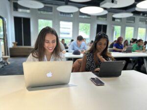 Swiss school of business and management students