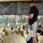 Dino Kolak at the Kidoti Primary School Zanzibar